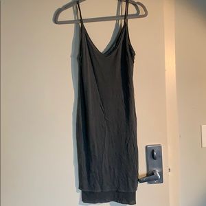 Gray bodycon midi dress made by Stateside brand